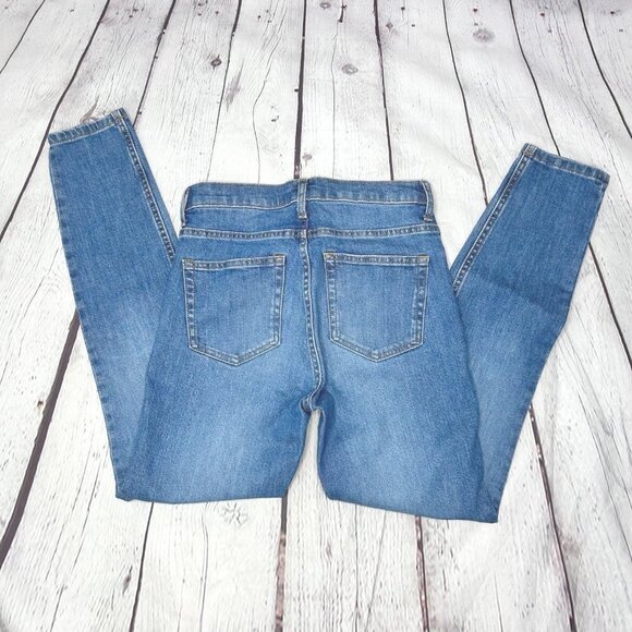 EVERLANE HIGH RISE SKINNY JEANS RN# 139393 - 26 REGULAR - Picture 1 of 4